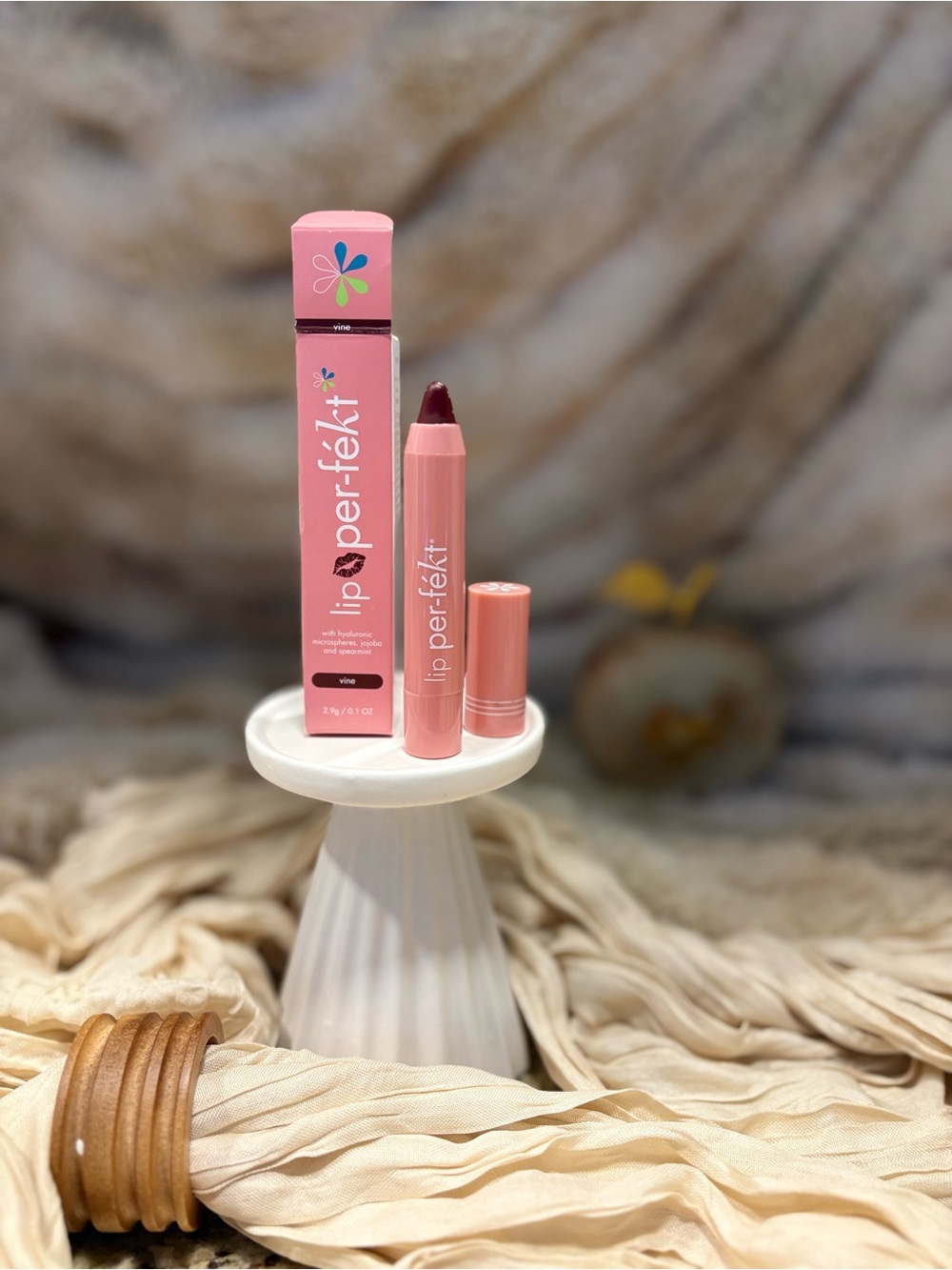 Lip Per-fékt Creamy Lip Crayon - Wine (Pink Packaging)
